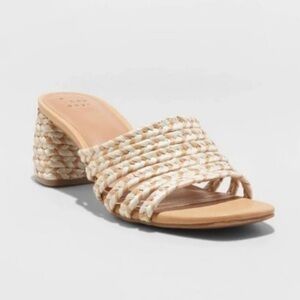 Women's Rachel Heel Mules - Universal Thread Tan Size 8